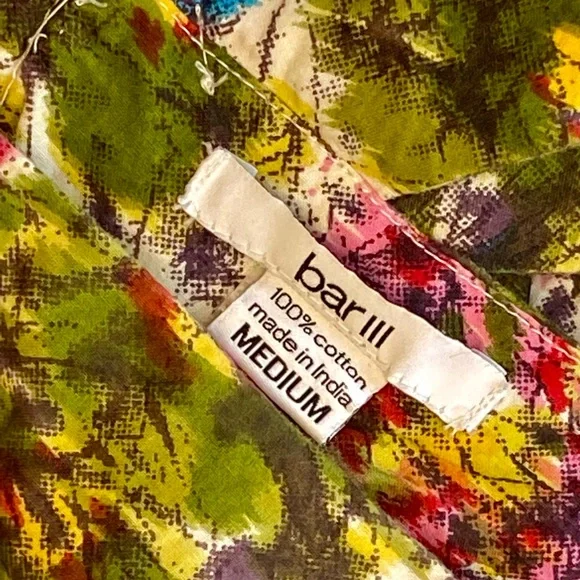 Bar III | 💎 Abstract Floral Fit and Flare Mini Dress. - Picture 11 of 12